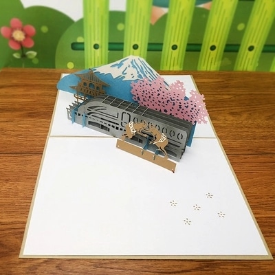 wholesales Pop Up greeting Card view 3