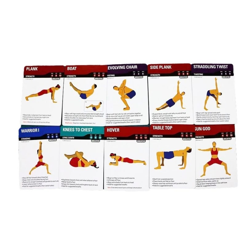 yoga cards for adults view 3