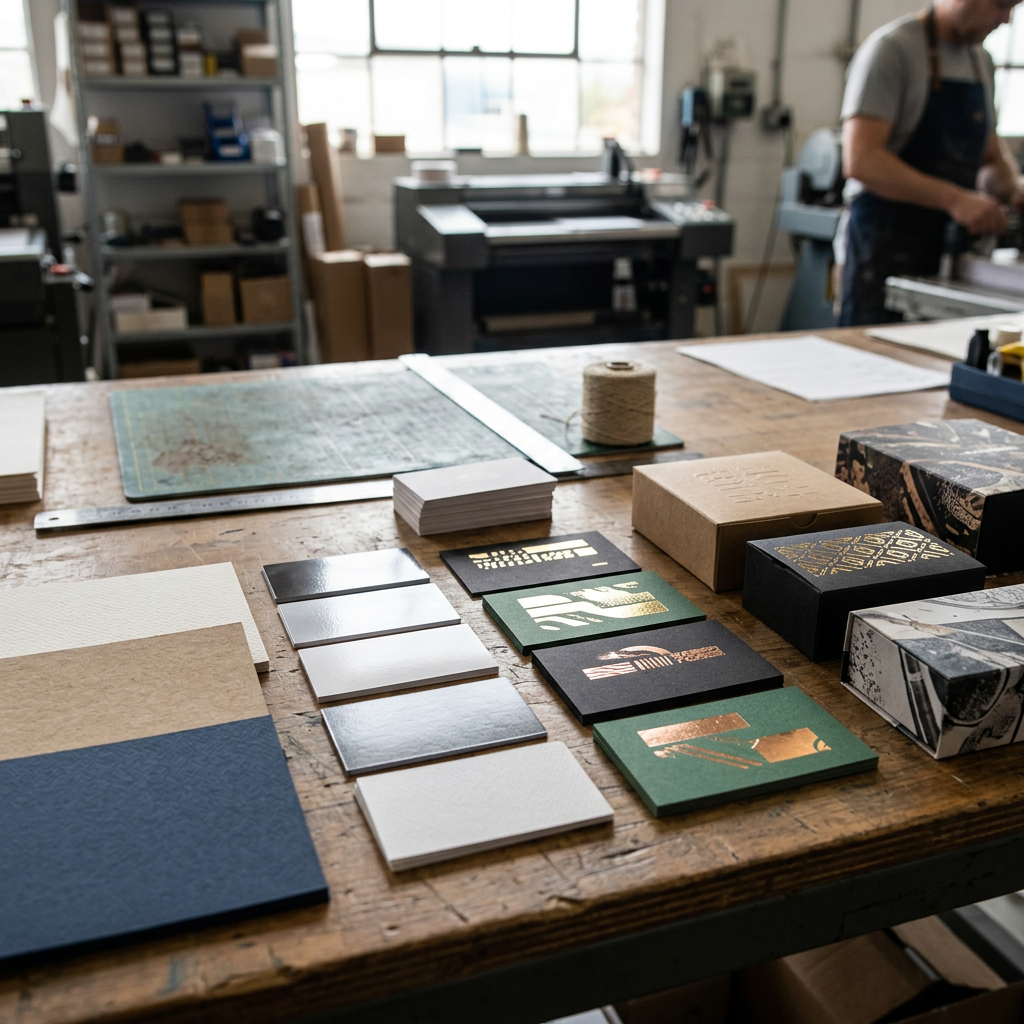 Card materials finishes and packaging that affect MOQ