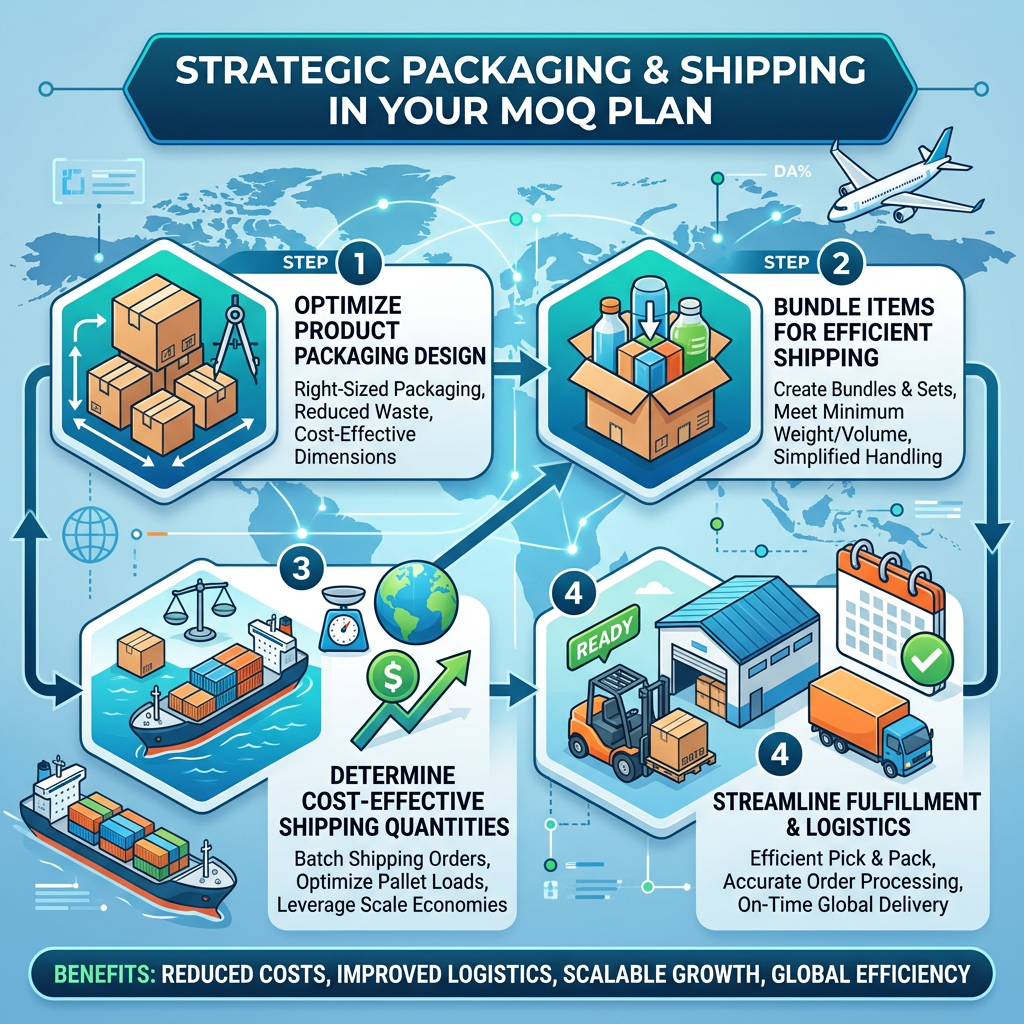 Include Packaging and Shipping in the MOQ Plan