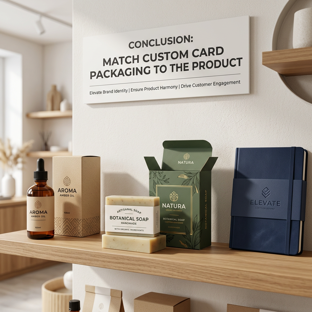 Conclusion: Match Custom Card Packaging to the Product