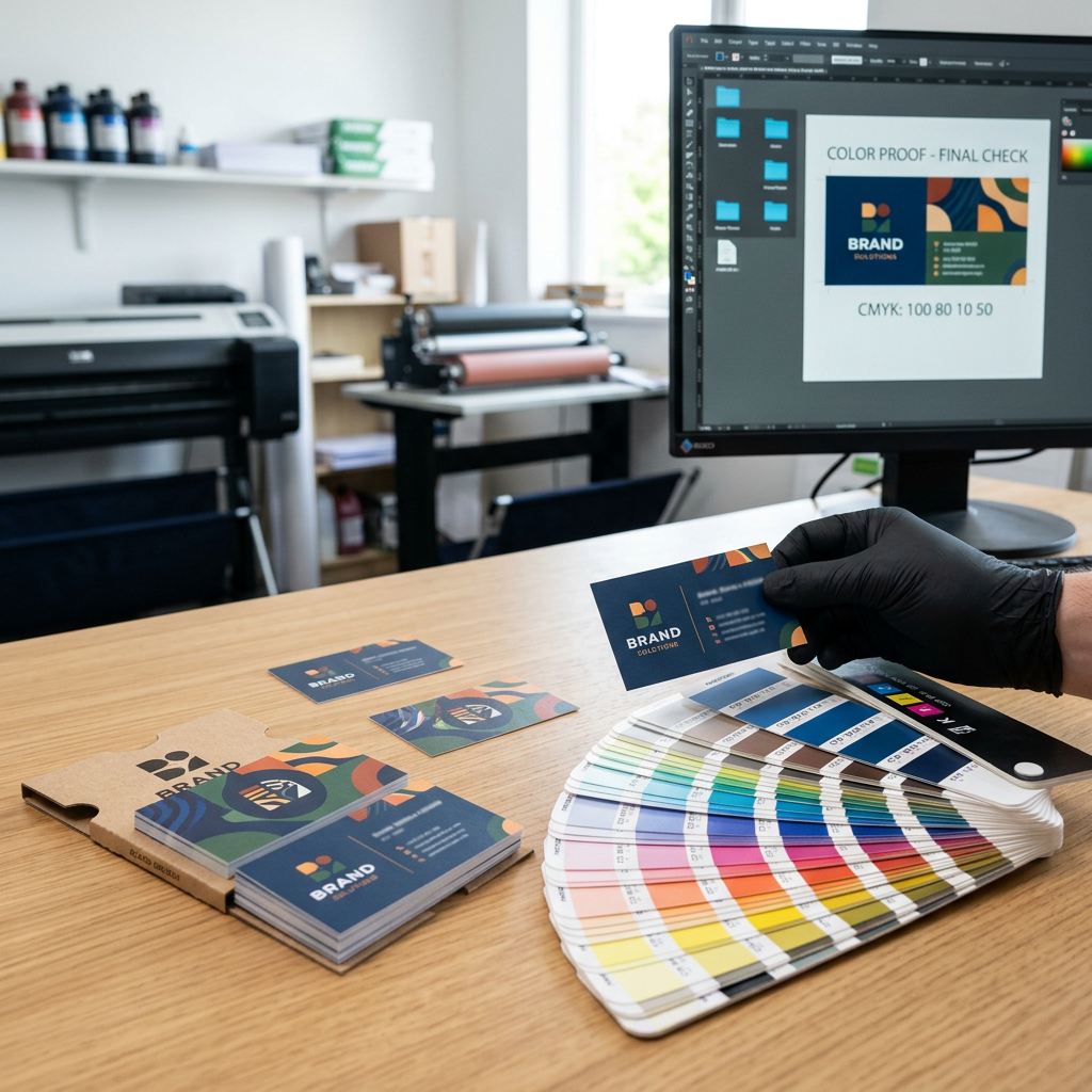 CMYK color and image quality review for custom card artwork