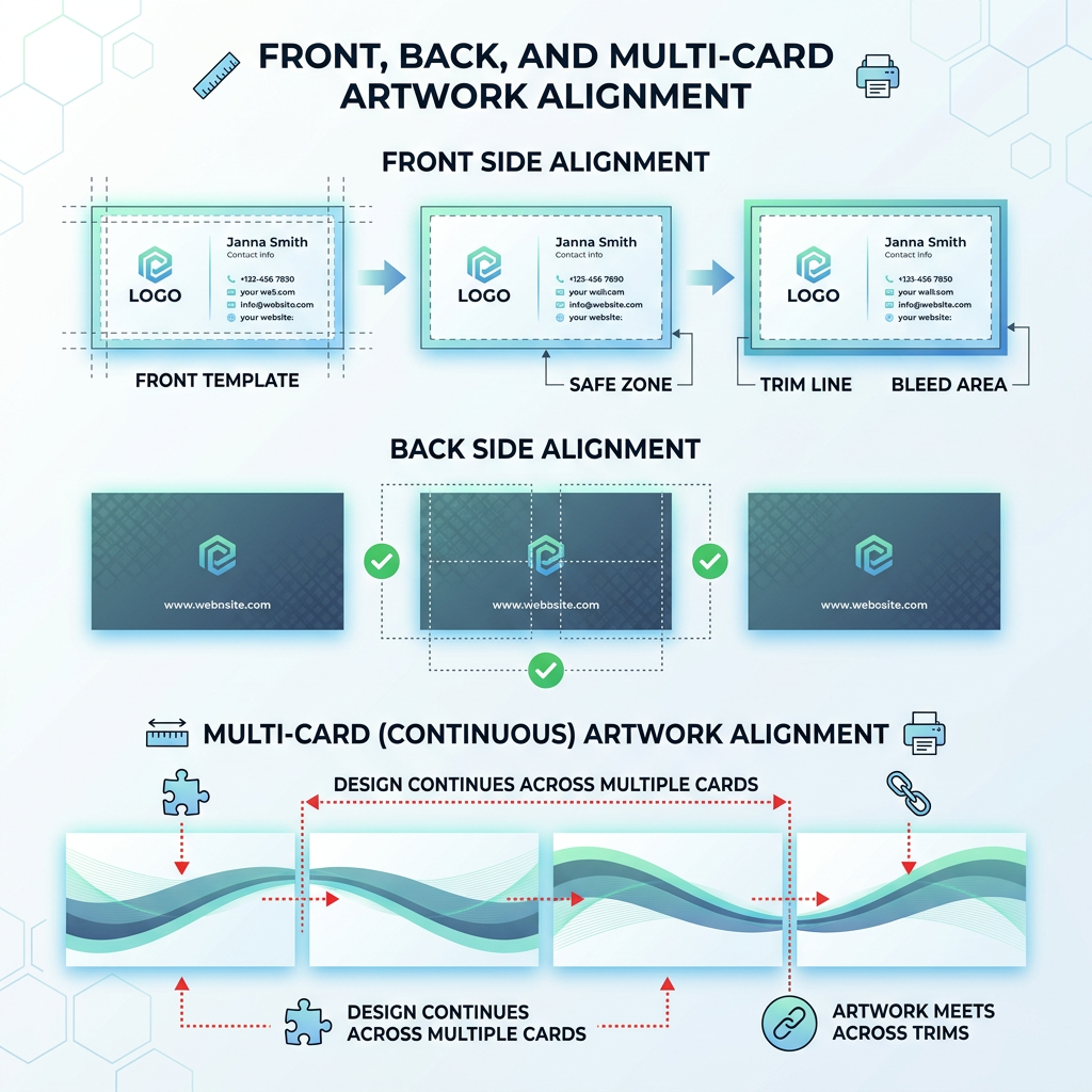 Front, Back, and Multi-Card Artwork Alignment