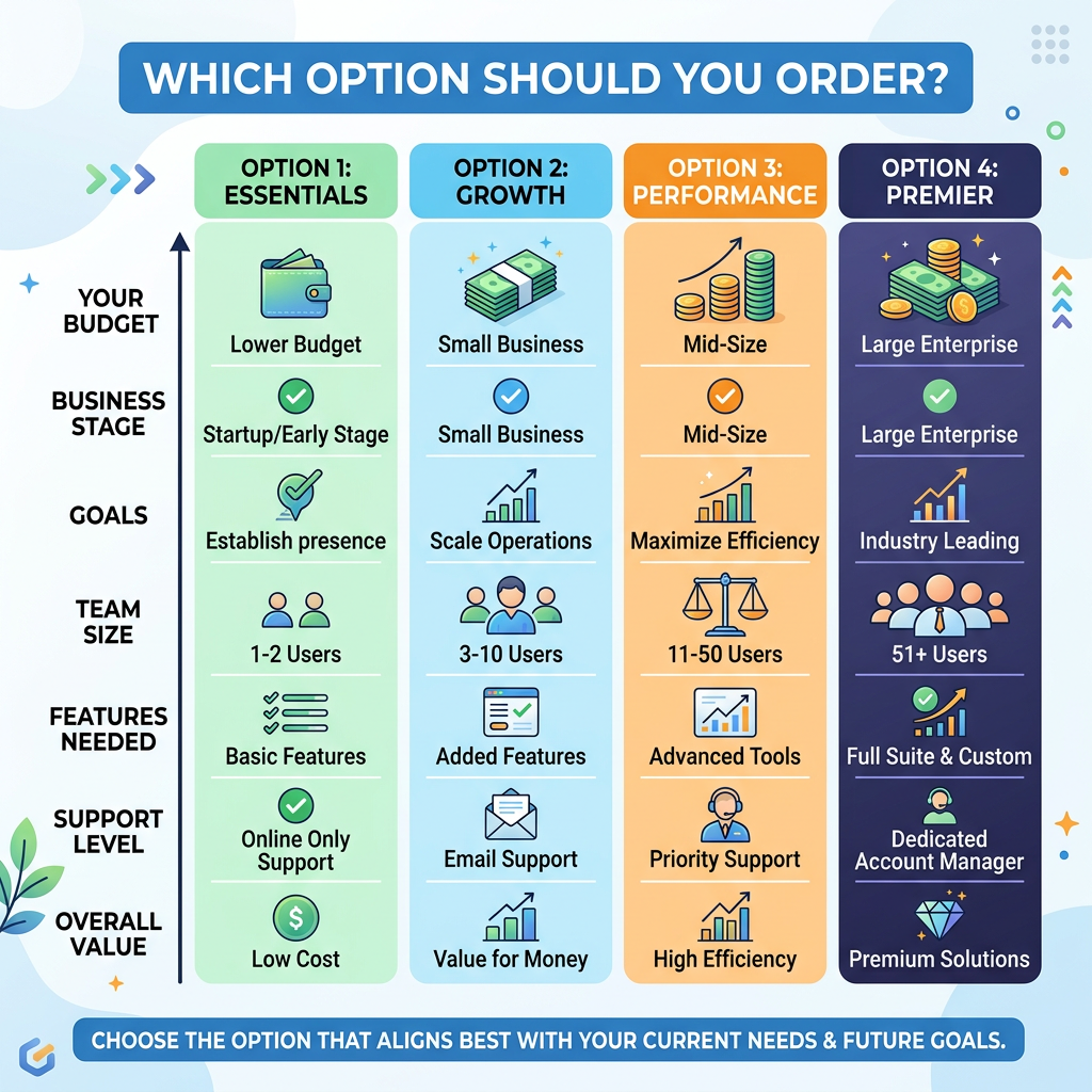 Which Option Should You Order?