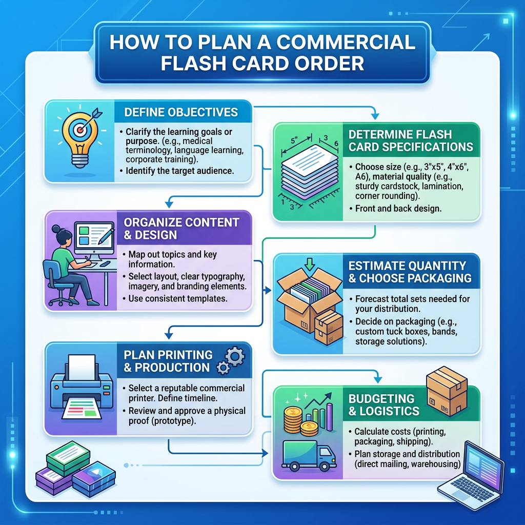 How to Plan a Commercial Flash Card Order