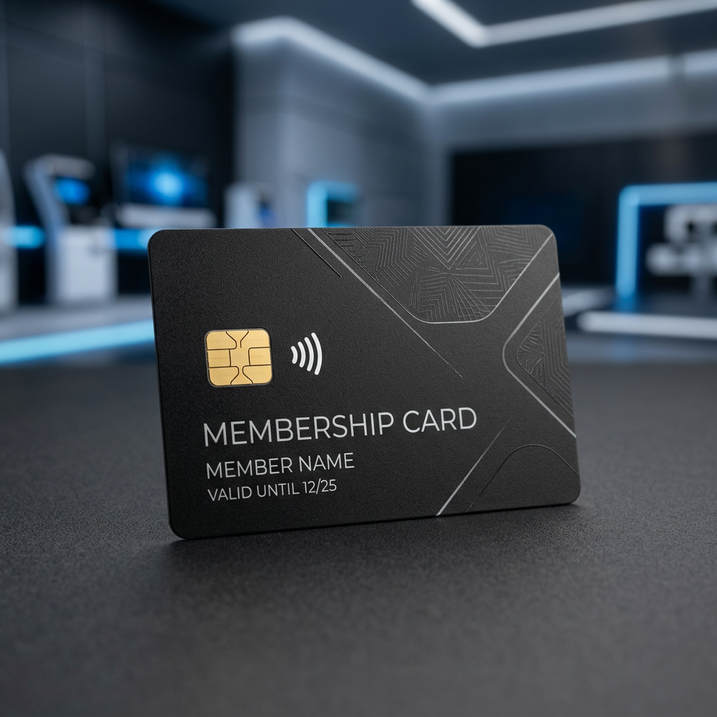 Smart membership card with embedded chip