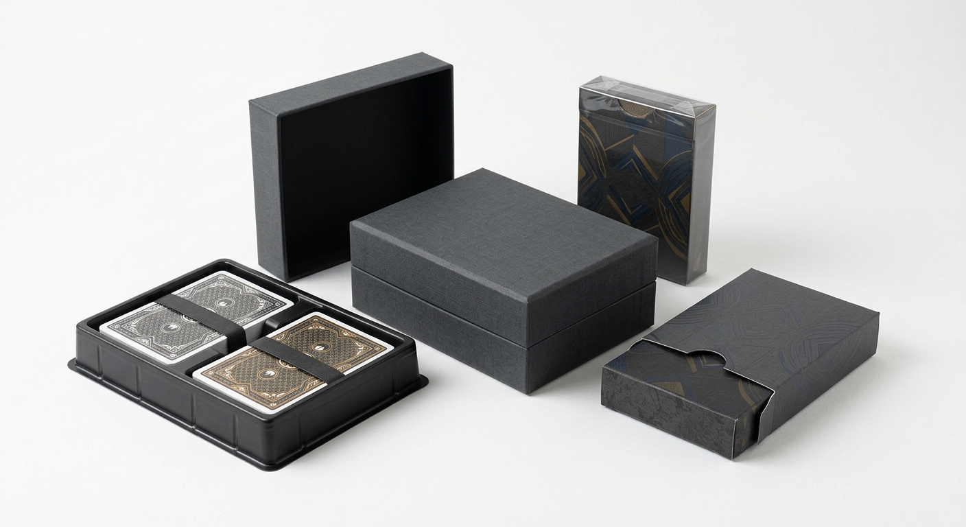 Custom playing card packaging options