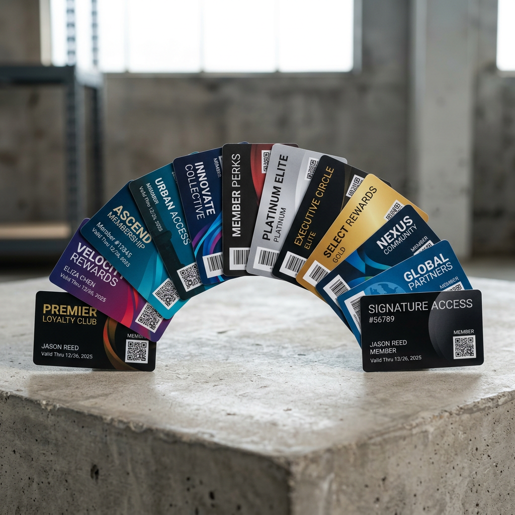 Custom PVC membership and loyalty cards for business programs