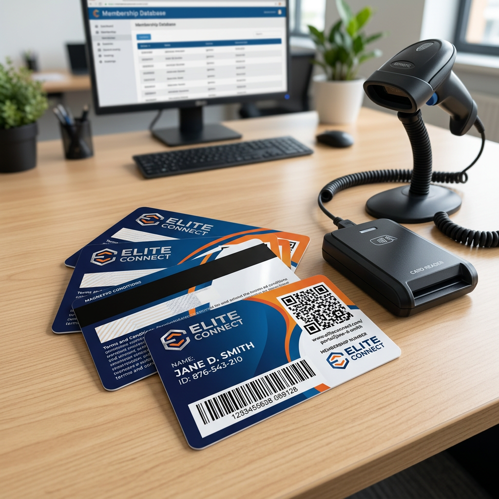 PVC cards with magnetic stripe and machine-readable features