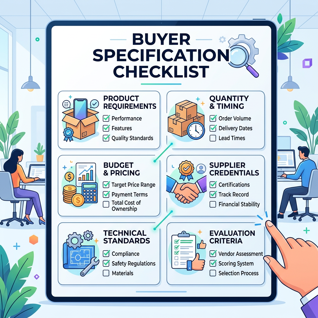 Buyer Specification Checklist
