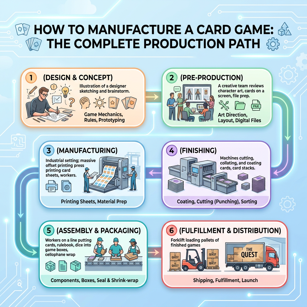 How to Manufacture a Card Game: The Complete Production Path