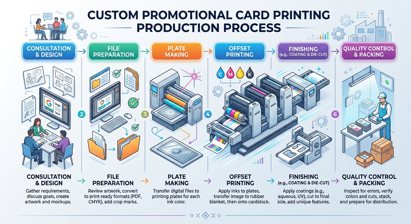 Custom Promotional Card Printing Production Process